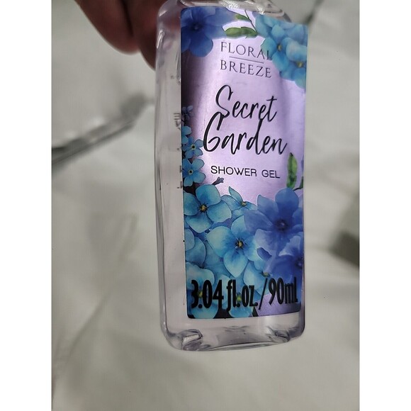 Floral Breeze Secret Garden 4pc Beauty Bath And Shower Set New - Picture 7 of 9